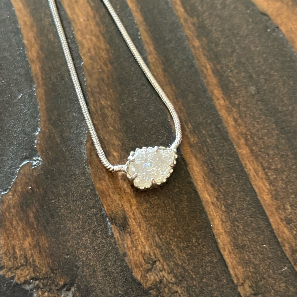 Kendra Scott drusy necklace